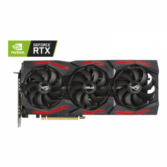 Placa video ASUS nVidia GeForce RTX 2060 SUPER ROG STRIX EVO GAMING O8G, 8GB, GDDR6, 256bit