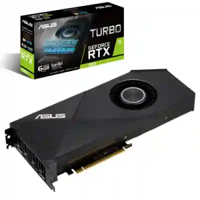 Placa video ASUS nVidia GeForce RTX 2060 TURBO 6GB, GDDR6, 192bit