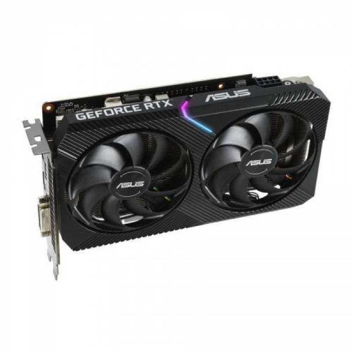 Placa video ASUS nVidia GeForce RTX 2070 DUAL MINI O8G 8GB, GDDR6, 256bit