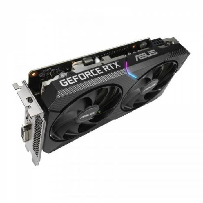 Placa video ASUS nVidia GeForce RTX 2070 DUAL MINI O8G 8GB, GDDR6, 256bit