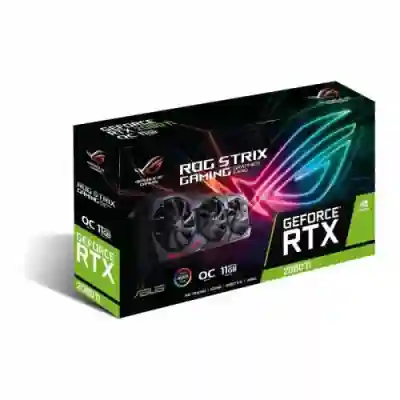 Placa video Asus nVidia GeForce RTX 2080 Ti ROG STRIX GAMING O11G 11GB, GDDR6, 352bit
