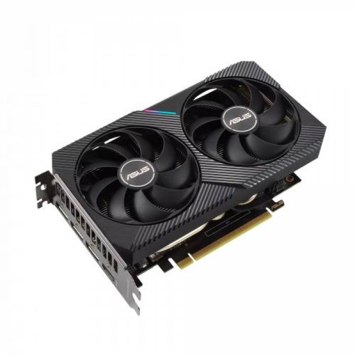 Placa video Asus nVidia GeForce RTX 3050 Dual OC Edition LHR 8GB, GDDR6, 128bit