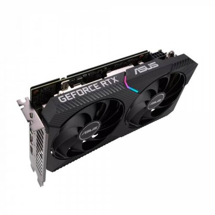 Placa video Asus nVidia GeForce RTX 3050 Dual OC Edition LHR 8GB, GDDR6, 128bit