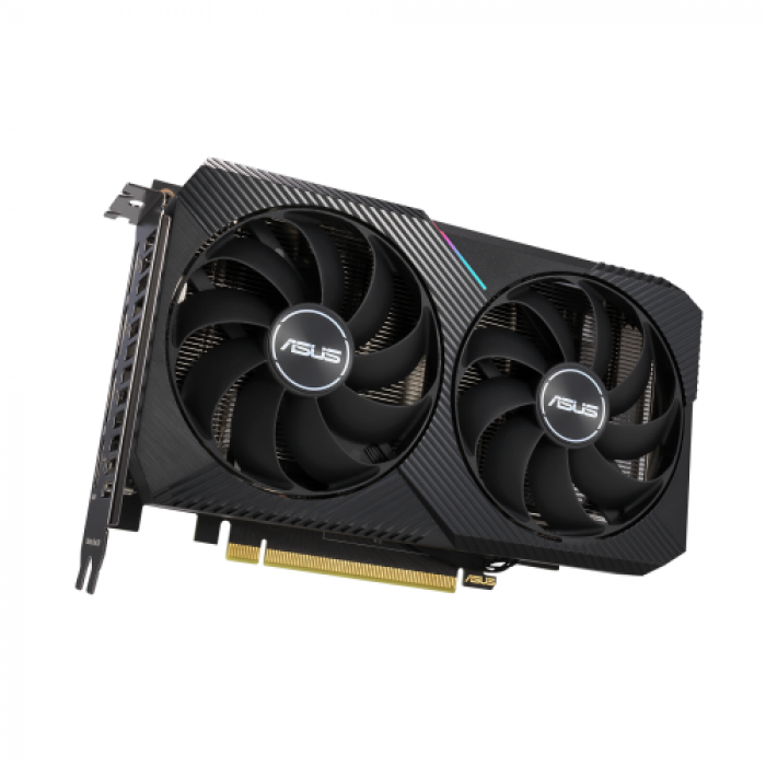 Placa video ASUS nVidia GeForce RTX 3060 Dual OC LHR 12GB, GDDR6, 192bit Placa video ASUS nVidia GeForce RTX 3060 Dual OC LHR 12GB, GDDR6, 192bit