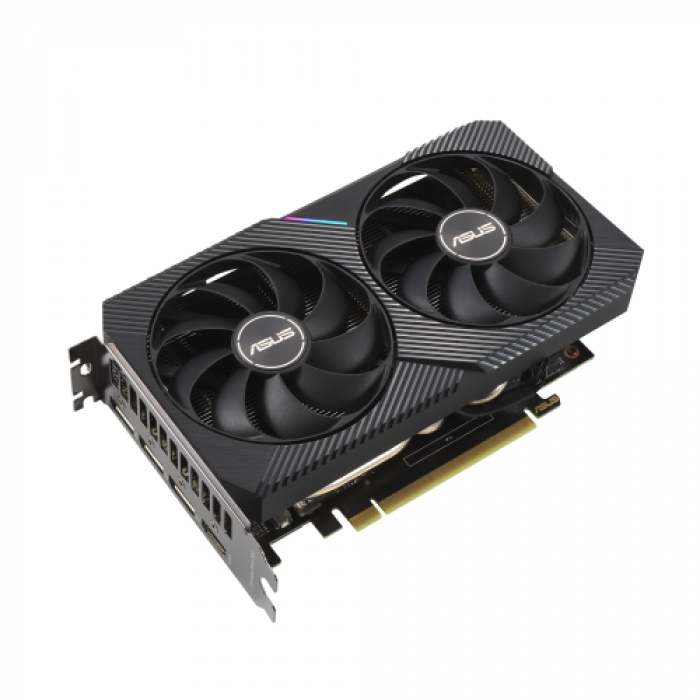 Placa video ASUS nVidia GeForce RTX 3060 Dual OC LHR 12GB, GDDR6, 192bit Placa video ASUS nVidia GeForce RTX 3060 Dual OC LHR 12GB, GDDR6, 192bit