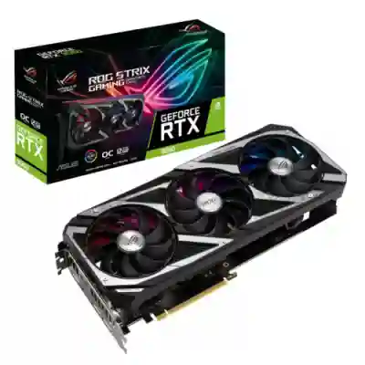 Placa video ASUS nVidia GeForce RTX 3060 ROG STRIX GAMING OC LHR 12GB, GDDR6, 192bit