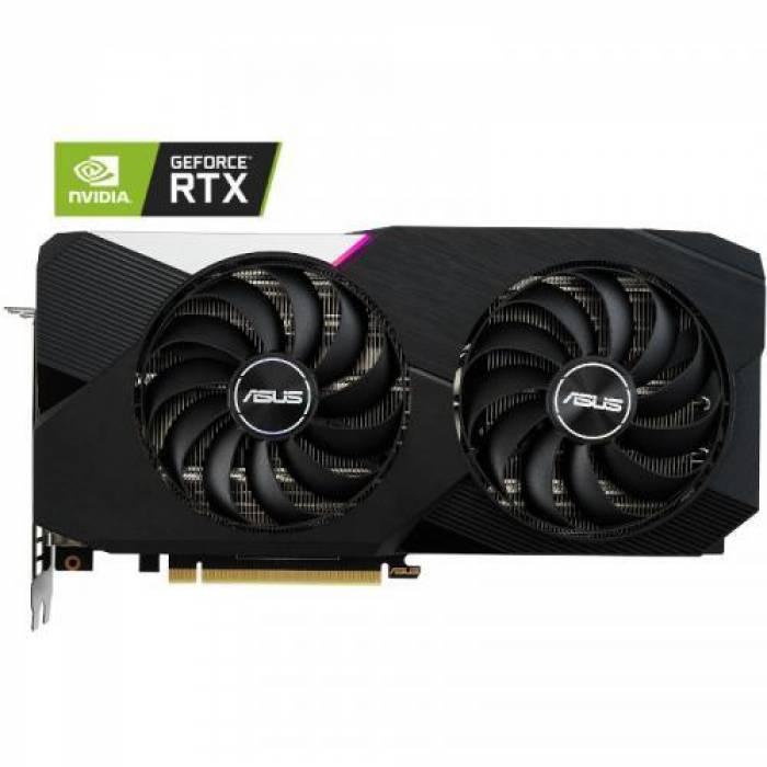 Placa video ASUS nVidia GeForce RTX 3060 Ti DUAL LHR O8G 8GB, GDDR6, 256bit