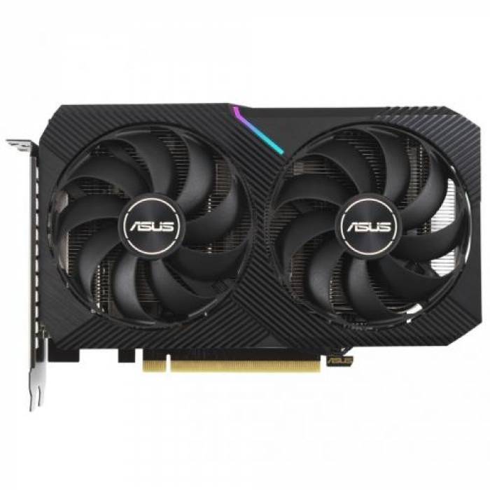 Placa video ASUS nVidia GeForce RTX 3060 Ti Dual MINI LHR 8GB, GDDR6, 256bit