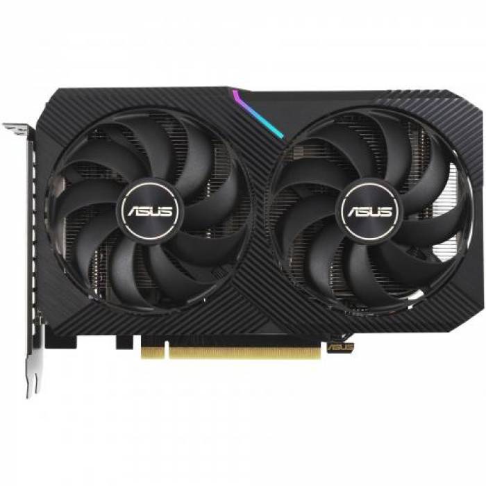 Placa video ASUS nVidia GeForce RTX 3060 Ti Dual MINI OC LHR 8GB, GDDR6, 256bit