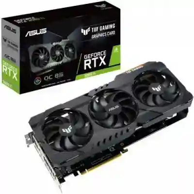 Placa video ASUS nVidia GeForce RTX 3060 Ti TUF GAMING OC LHR 8GB, GDDR6, 256bit