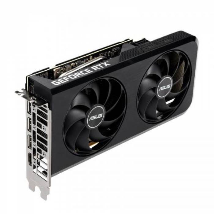 Placa video ASUS nVidia GeForce RTX 3070 DUAL SI Edition LHR 8GB, GDDR6, 256bit