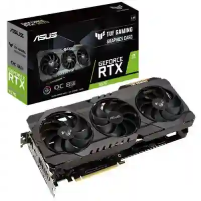 Placa video ASUS nVidia GeForce RTX 3070 TUF GAMING OC LHR 8GB, GDDR6, 256bit