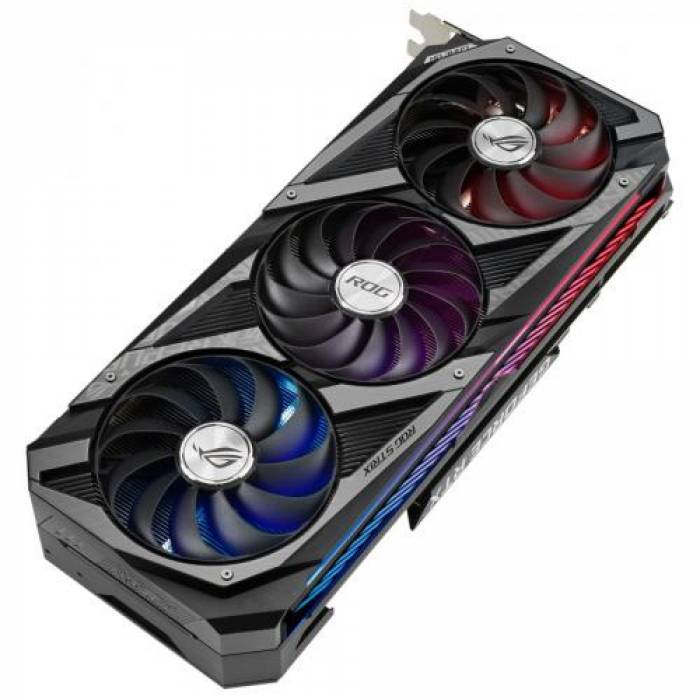 Placa video ASUS nVidia GeForce RTX 3080 ROG STRIX GAMING OC LHR 12GB, GDDR6X, 384bit