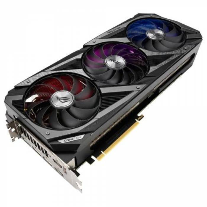 Placa video ASUS nVidia GeForce RTX 3080 ROG STRIX GAMING OC LHR 12GB, GDDR6X, 384bit