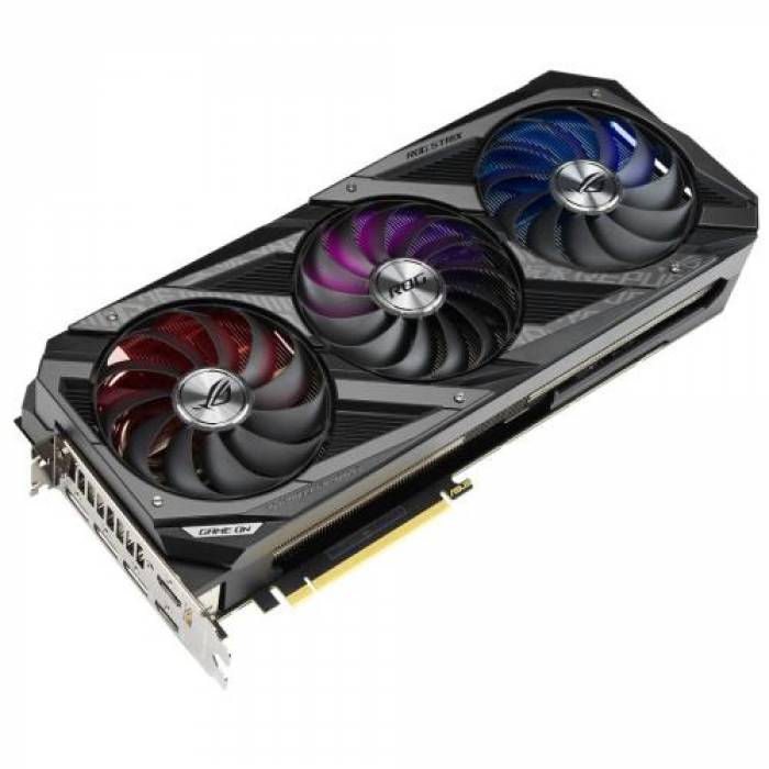 Placa video ASUS nVidia GeForce RTX 3080 ROG STRIX GAMING OC LHR 12GB, GDDR6X, 384bit