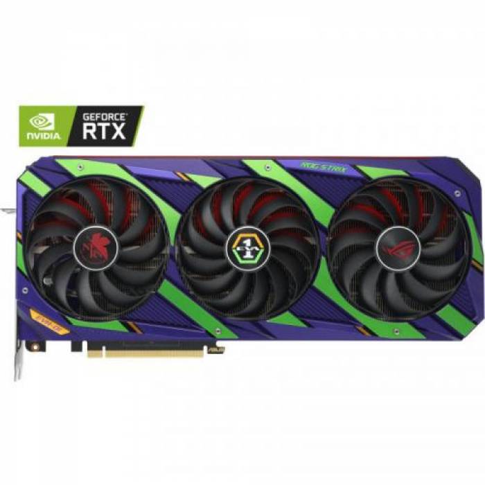 Placa video ASUS nVidia GeForce RTX 3080 ROG STRIX OC GAMING EVA EDITION LHR 12GB, GDDR6X, 384bit