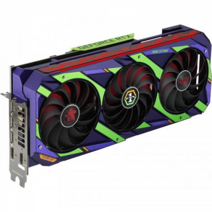 Placa video ASUS nVidia GeForce RTX 3080 ROG STRIX OC GAMING EVA EDITION LHR 12GB, GDDR6X, 384bit