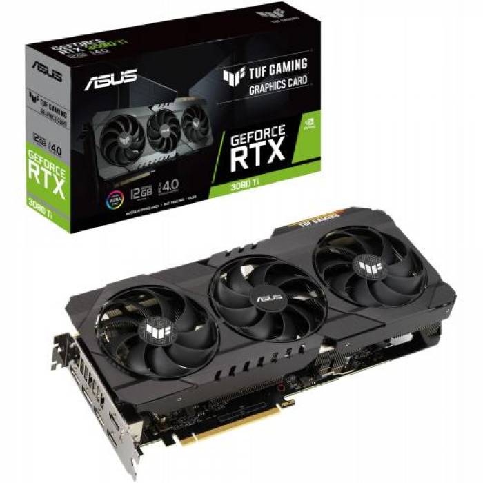 Placa video ASUS nVidia GeForce RTX 3080 Ti TUF Gaming 12GB, GDDR6X, 384bit