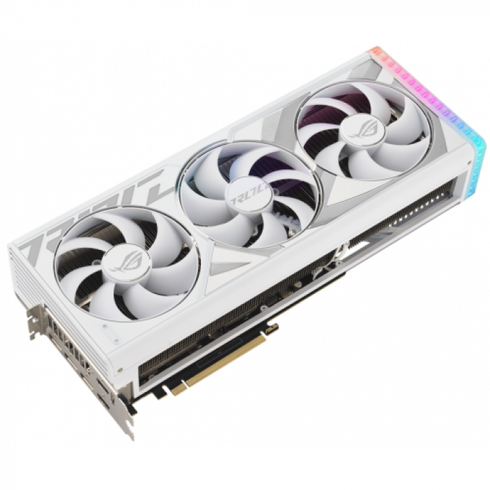 Placa video ASUS ROG Strix nVidia GeForce RTX 4090 White OC 24GB, GDDR6X, 384bit