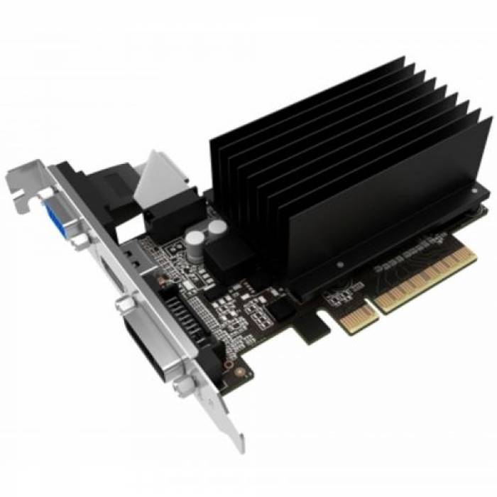 Placa video Gainward nVidia GeForce GT 710 SilentFX 2GB DDR3, 64bit, Low Profile