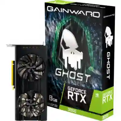 Placa video Gainward nVidia GeForce RTX 3050 Ghost 8GB, GDDR6, 128bit