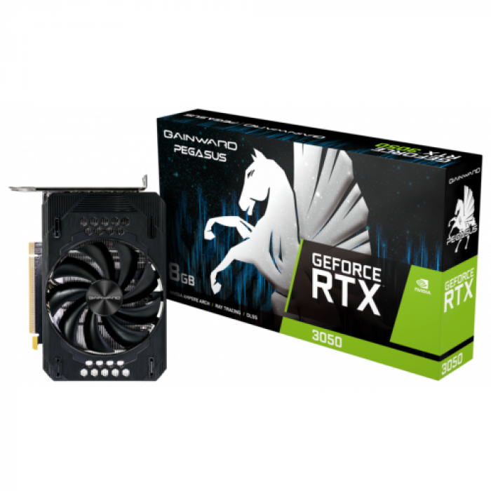 Placa video Gainward nVidia GeForce RTX 3050 PEGASUS 8GB, GDDR6, 128bit