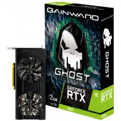Placa video Gainward nVidia GeForce RTX 3060 Ghost 12GB, GDDR6, 192bit