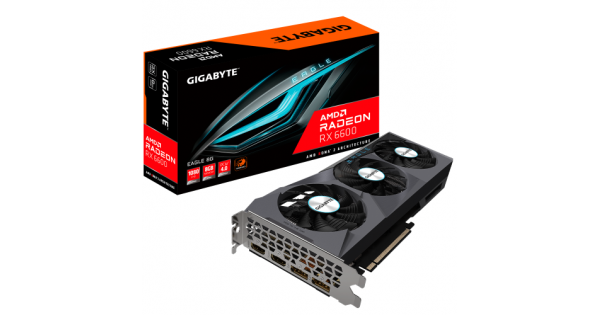 Placa video Gigabyte AMD Radeon RX 6600 EAGLE 8GB, GDDR6, 128bit