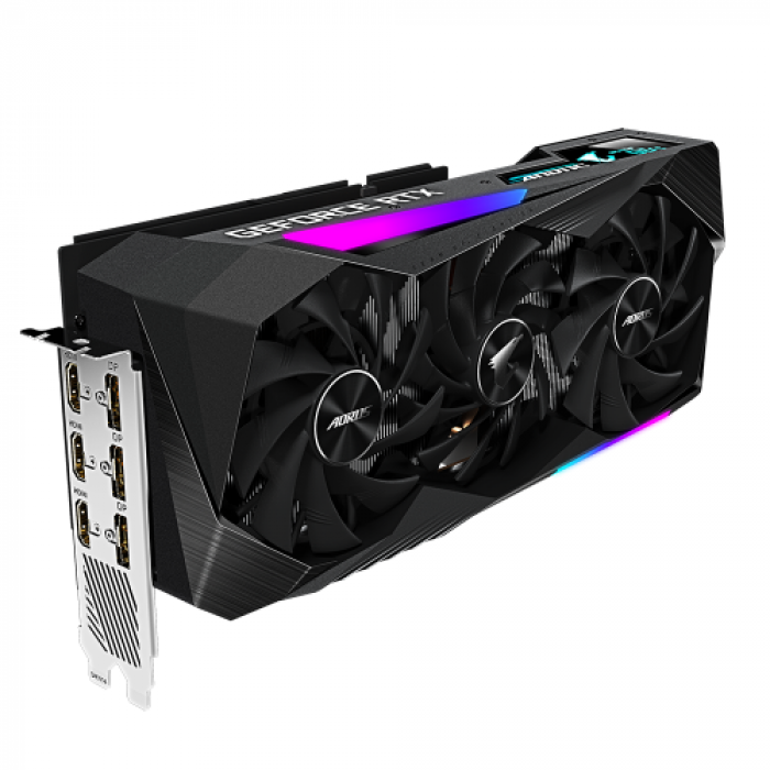 Placa video Gigabyte AORUS nVidia GeForce RTX 3070 MASTER LHR 8GB, GDDR6, 256bit