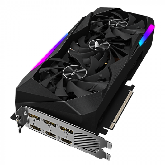 Placa video Gigabyte AORUS nVidia GeForce RTX 3070 MASTER LHR 8GB, GDDR6, 256bit