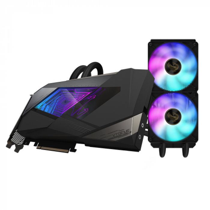 Placa video Gigabyte AORUS nVidia GeForce RTX 3080 XTREME WATERFORCE 12GB, GDDR6X, 384bit