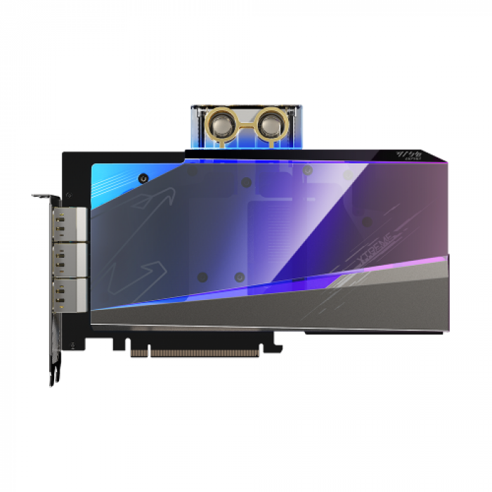 Placa video Gigabyte AORUS nVidia GeForce RTX 3080 XTREME WATERFORCE WB LHR 10GB, GDDR6X, 320bit