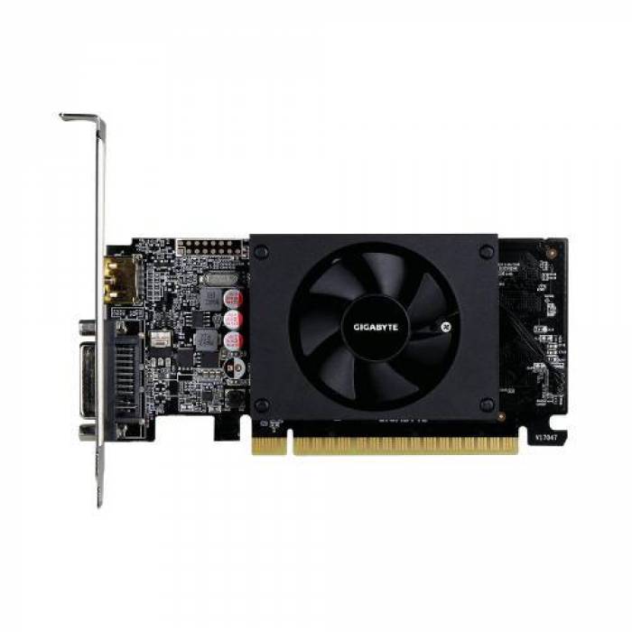 Placa video GIGABYTE nVidia GeForce GT 710 V2, 1GB, DDR5, 64bit