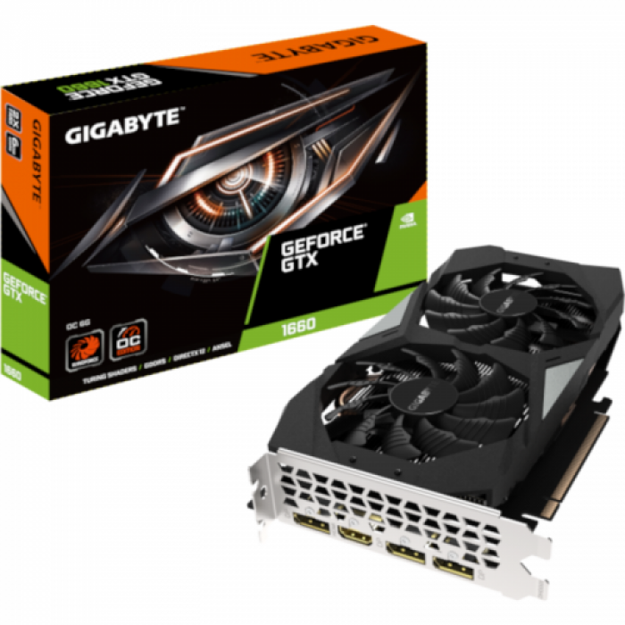 Placa video GIGABYTE nVidia GeForce GTX 1660 OC 6GB, GDDR5, 192bit