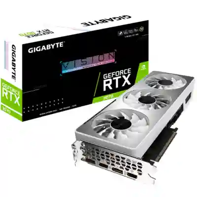 Placa video Gigabyte nVidia GeForce RTX 3070 Vision OC LHR 8GB, GDDR6, 256bit