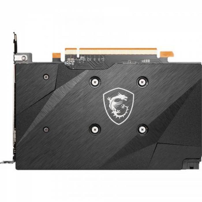 Placa video MSI AMD Radeon RX 6500 XT MECH 2X OC 4GB, GDDR6, 64bit + Mouse Optic MSI Clutch GM11, Black