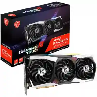 Placa video MSI AMD Radeon RX 6800 XT GAMING X TRIO 16GB, GDDR6, 256bit