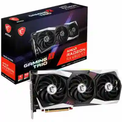 Placa video MSI AMD Radeon RX 6900 XT GAMING X TRIO 16GB, GDDR6, 256bit