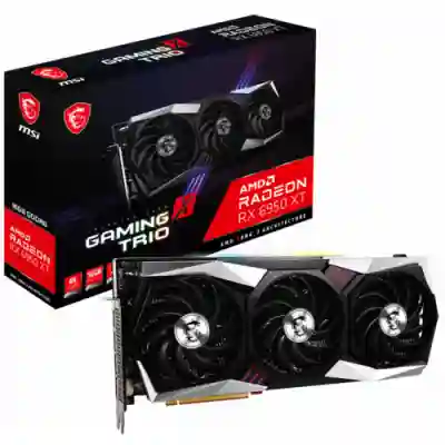 Placa video MSI AMD Radeon RX 6950 XT GAMING X TRIO 16GB, GDDR6, 256bit