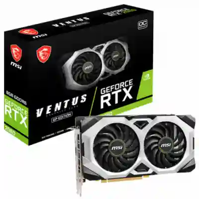 Placa video MSI nVidia GeForce RTX 2060 VENTUS GP OC, 6GB, GDDR6, 192bit