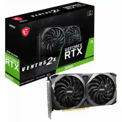 Placa video MSI nVidia GeForce RTX 3050 VENTUS 2X 8GB, GDDR6, 128bit