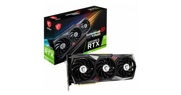 RTX3060　12gb Placa video MSI nVidia GeForce RTX 3060 Gaming Z TRIO LHR 12GB