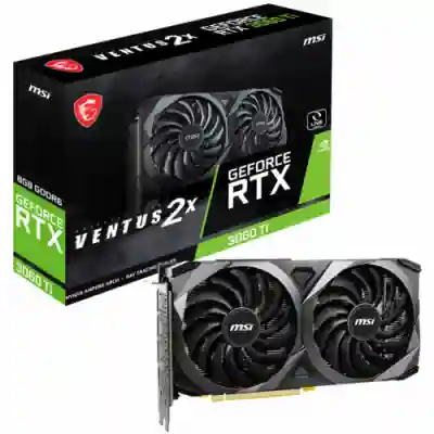 Placa video MSI nVidia GeForce RTX 3060 Ti VENTUS 2X V1 LHR 8GB, GDDR6, 256bit