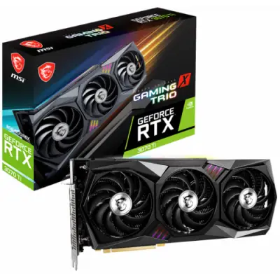 Placa video MSI nVidia GeForce RTX 3070 Ti GAMING X TRIO 8GB, GDDR6X, 256bit + Casti cu microfon MSI IMMERSE GH20, Black