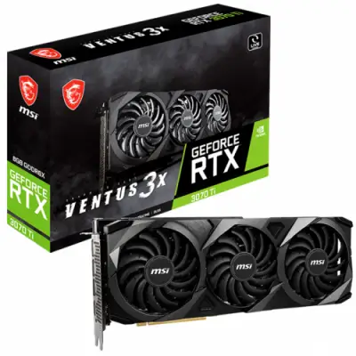 Placa video MSI nVidia GeForce RTX 3070 Ti VENTUS 3X OC 8GB, GDDR6X, 256bit + Casti cu microfon MSI IMMERSE GH20, Black
