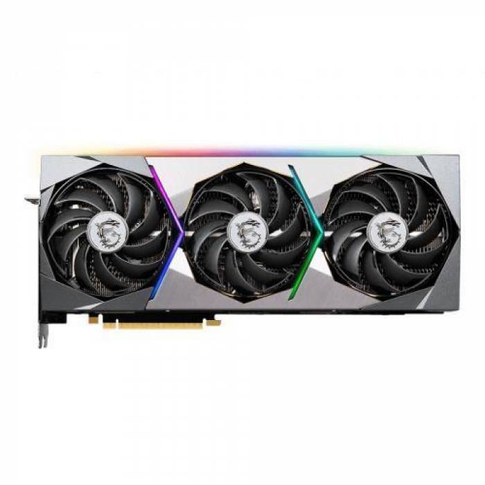 Placa video MSI nVidia GeForce RTX 3080 SUPRIM X LHR 10GB, GDDR6X, 320bit + Casti cu microfon MSI IMMERSE GH20, Black