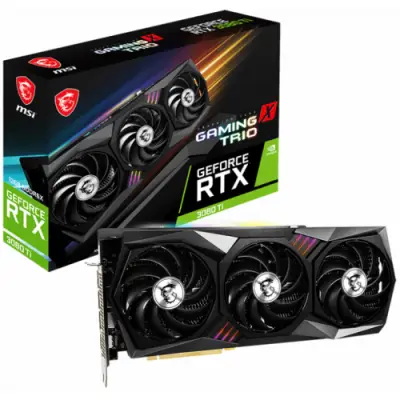 Placa video MSI nVidia GeForce RTX 3080 Ti GAMING X TRIO 12GB, GDDR6X, 384bit + Casti cu microfon MSI IMMERSE GH20, Black