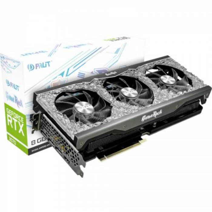 Placa video Palit nVidia GeForce RTX 3070 GameRock 8GB, GDDR6, 256bit