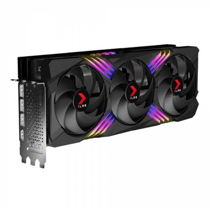 Placa video PNY nVidia GeForce RTX 4090 XLR8 Gaming VERTO EPIC-X RGB Triple Fan 24GB, GDDR6X, 384bit