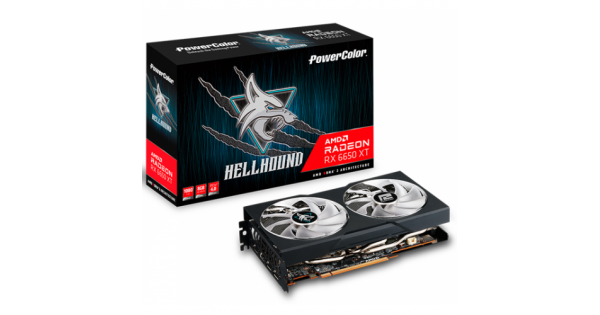 Placa video PowerColor AMD Radeon RX 6650 XT Hellhound 8GB, GDDR6